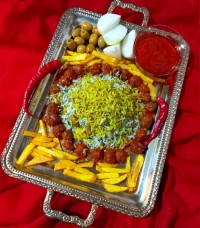 باقالی پلو با کوفته قلقلی