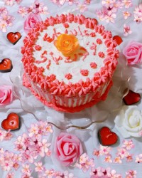 کیک تولد خواهر بسیار عزیزم