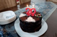 کیک تولد ۲۰ سالگی دختر عزیزم