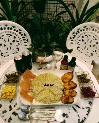 شوید پلو ماهی لطفا کپشن مطالعه شود .