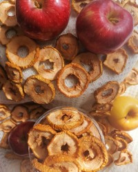 • چیپس سیب (سیب خشک) •