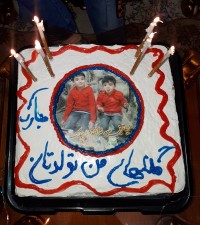 کیک تولدخودم پز