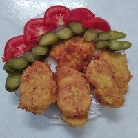 کوکوی سیب زمینی پخته جاتون سبز