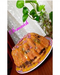 کیک نشاسته ای ورق بزن بافت روببین