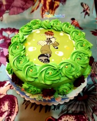 کیک تولد گل پسرم