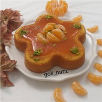 کیک نارنگی با سس نارنگی