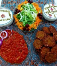 کباب شامی کنجدی