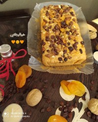 نان آلو قیصی، کشمش وگردو (بدون نیازبه همزن)