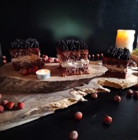 باتر کریم شکلاتی بدون تخم مرغ لطفاً کپشن خوانده شود