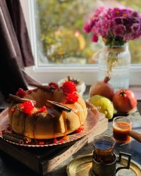 کیک نشاسته ای