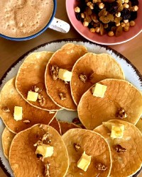 پنکیک هل و گلاب و زعفران کدوم قشنگتره