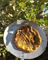 نان بالا تاوه