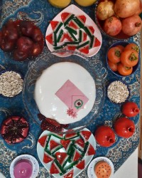 کیک و ژله هندونه ای