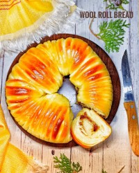 نان رول پشمکی