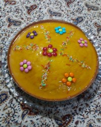 کیک پرتغالی با سس پرتغال