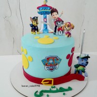 کیک سفارشی کیک سگ های نگهبان