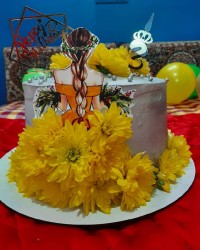 کیک تولد جاریم درست کرده