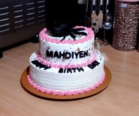 کیک دوطبقه سفارشی