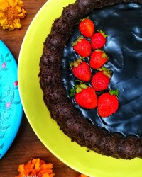 کیک خیس شکلاتی ❤️