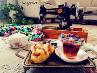 رول دارچینی کشمشی