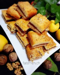 اسلایس سیب و گردو