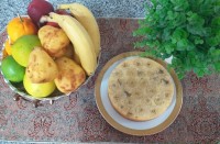 کیک برگردان موز