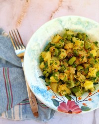 سالاد سیب زمینی رژیمی