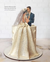 کیک خامه ای سالگرد ازدواج