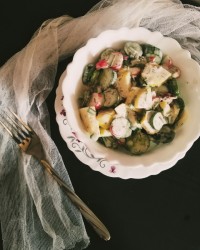 سالاد سیب وخیار