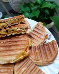 پنینی مرغ وقارچ