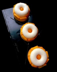 hazelnut persimmon tart تارت خرمالو فندقی