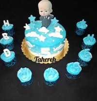 کیک تولدگل پسرم آقایاسین