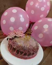 کیک ۶ ماهگی آبجی جونم ??