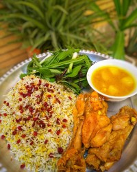 چلو گوشت بوقلمون