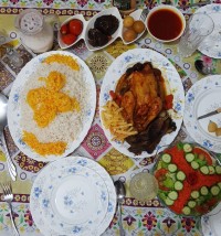 مرغ شکم پرقابلمه ای