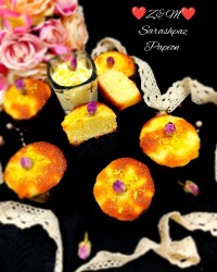 کاپ کیک کرمدار نارگیلی