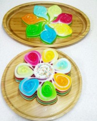 ژله رنگین کمان سفارشی