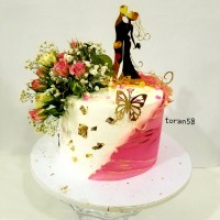 کیک عقد ناز وملیح ...سفارشی