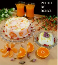 دسر نارنگی و شربت نارنگی خانگی