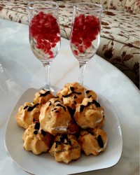 نان خامه ای _ ژله