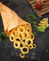 اسنک حلقه ای سیب زمینی