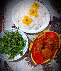 خورشت نخود فرنگی
