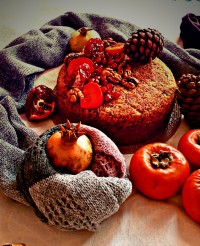 کیک رِوانی گردو