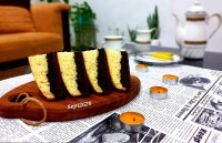 کیک یزدی قالبی دو رنگ