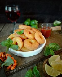 اسنک حلقه ای سیب زمینی