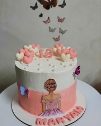 کیک دخترونه ورق بزن عزیزم