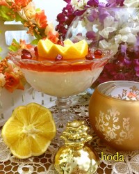 کرم پنیری با روکش ژله پرتقال