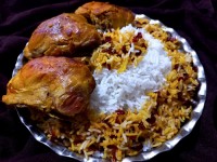 زرشک پلو مرغ