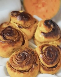 نان رول کدو حلوایی