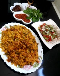 لوبیاپلوباگوشت گوسفندی